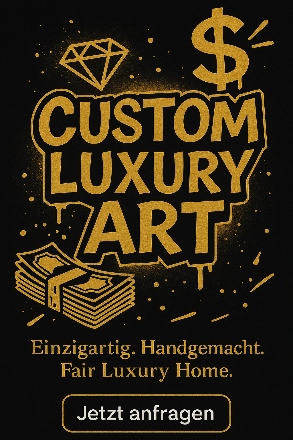 Custom FAIR Luxury Art - Dein persönliches 60x40 cm Meisterwerk