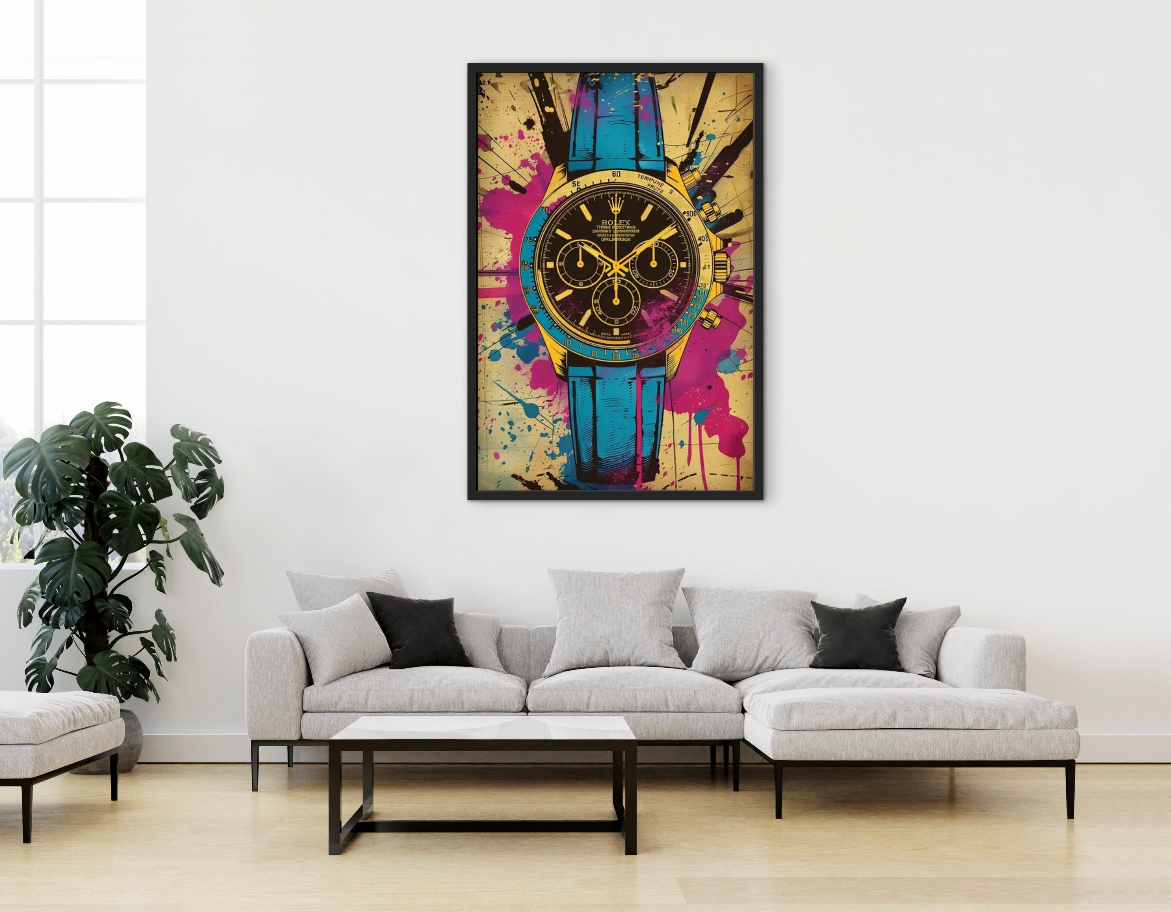 Fair Luxury Home – 60×40 cm Premium Art Print im schwarzen Rahmen