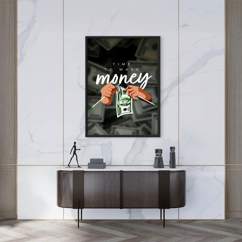 Fair Luxury Home – 60×40 cm Premium Art Print im schwarzen Rahmen