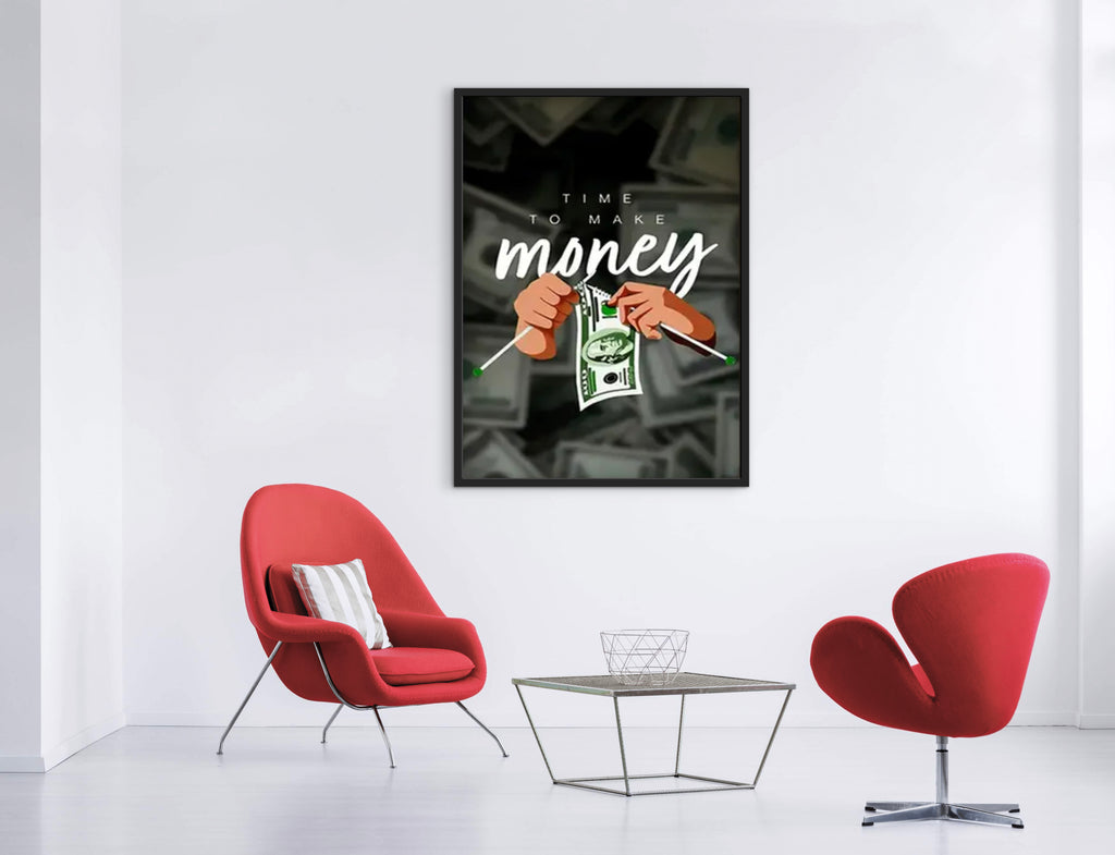 Fair Luxury Home – 60×40 cm Premium Art Print im schwarzen Rahmen