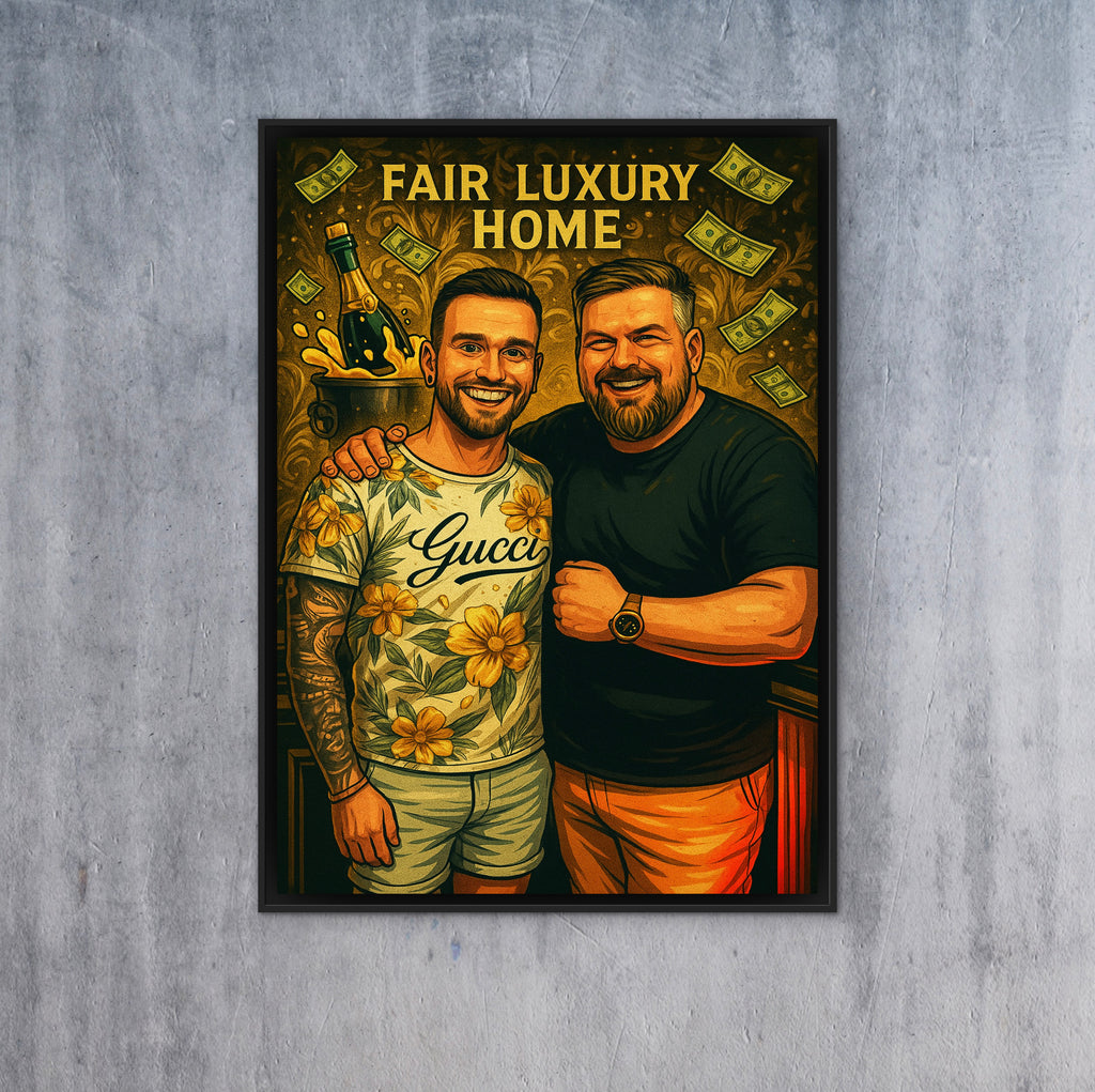 Custom FAIR Luxury Art - Dein persönliches 60x40 cm Meisterwerk