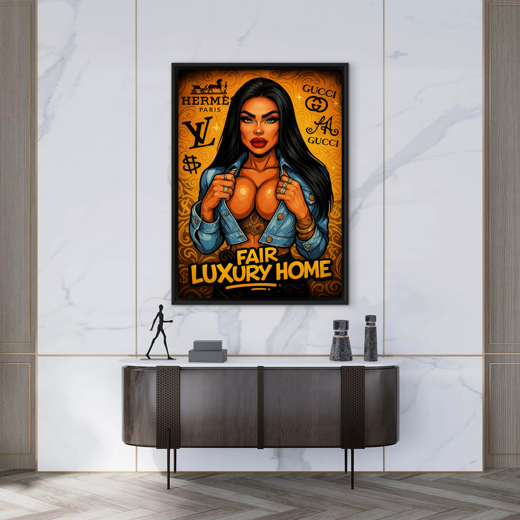 Custom FAIR Luxury Art - Dein persönliches 60x40 cm Meisterwerk