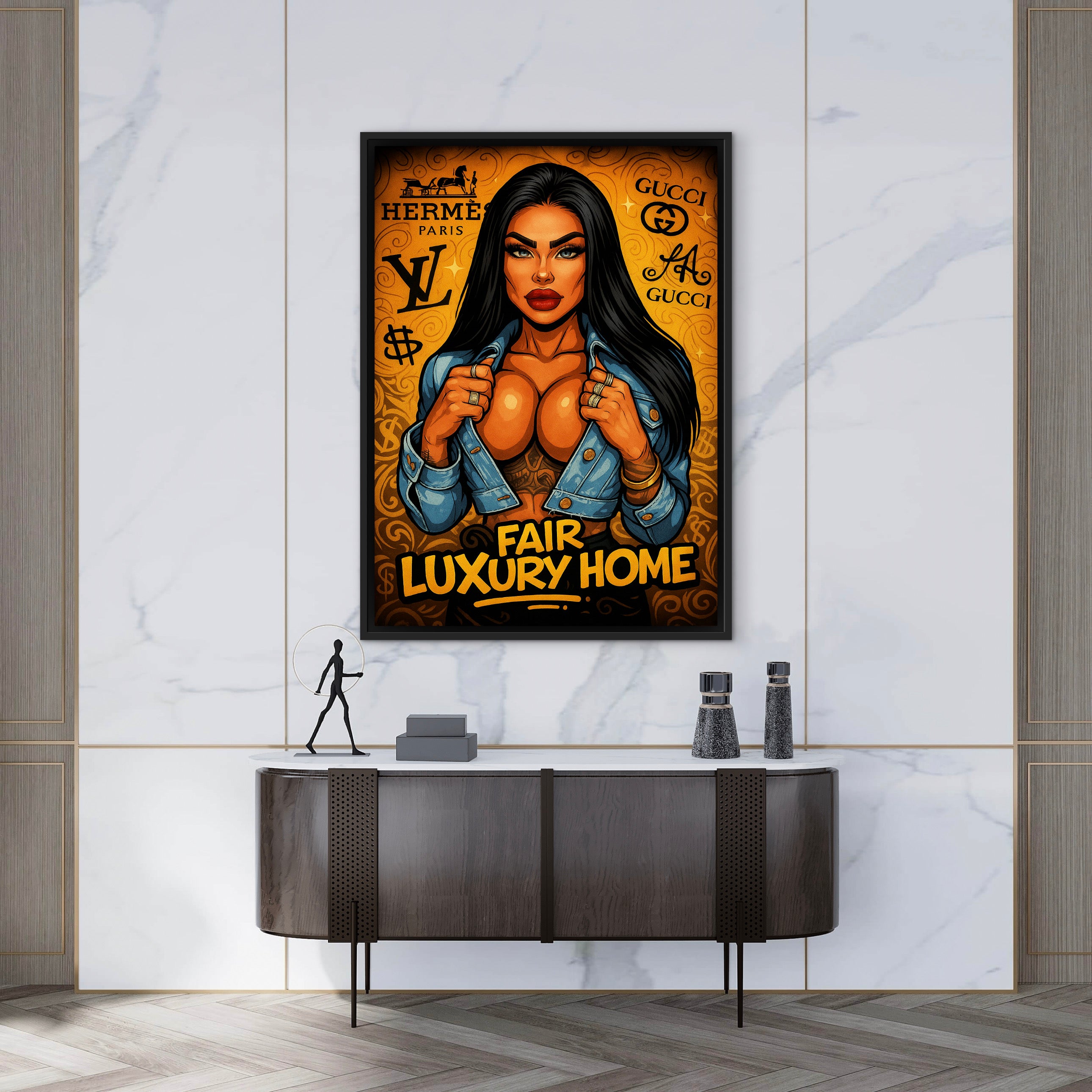 Custom FAIR Luxury Art - Dein persönliches 60x40 cm Meisterwerk